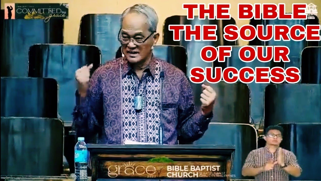 A SERMON ON THE BIBLE THE SOURCE OF OUR SUCCESS- Dr. Armie Jesalva