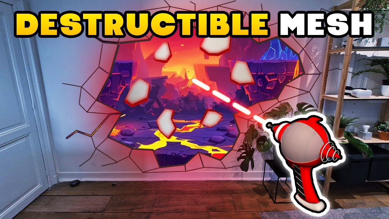 Destructible Global Mesh Effect - Unity Meta XR Tutorial