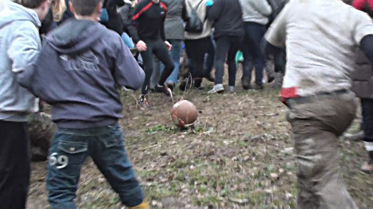 Ashbourne Shrovetide Football 2012, Tuesday 21st February - Part 3. Footy Madness!