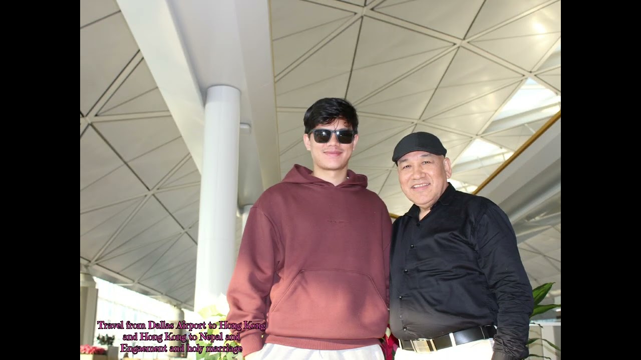 travel from Dallas airport USA to Nepal and Engagement and marriage