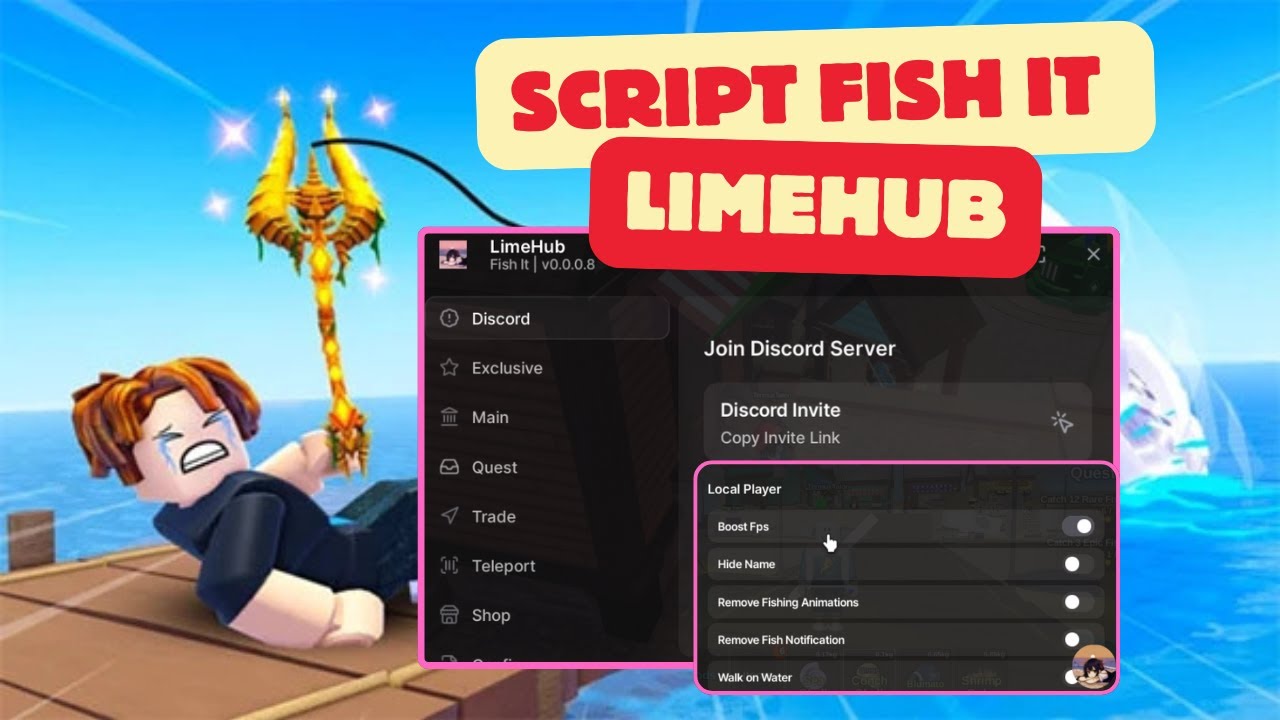 SCRIPT FISH IT – LIMEHUB TERBARU