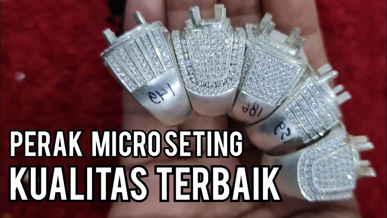 Cincin Perak Micro Setting Terbaik Dikelasnya |Super Fashion