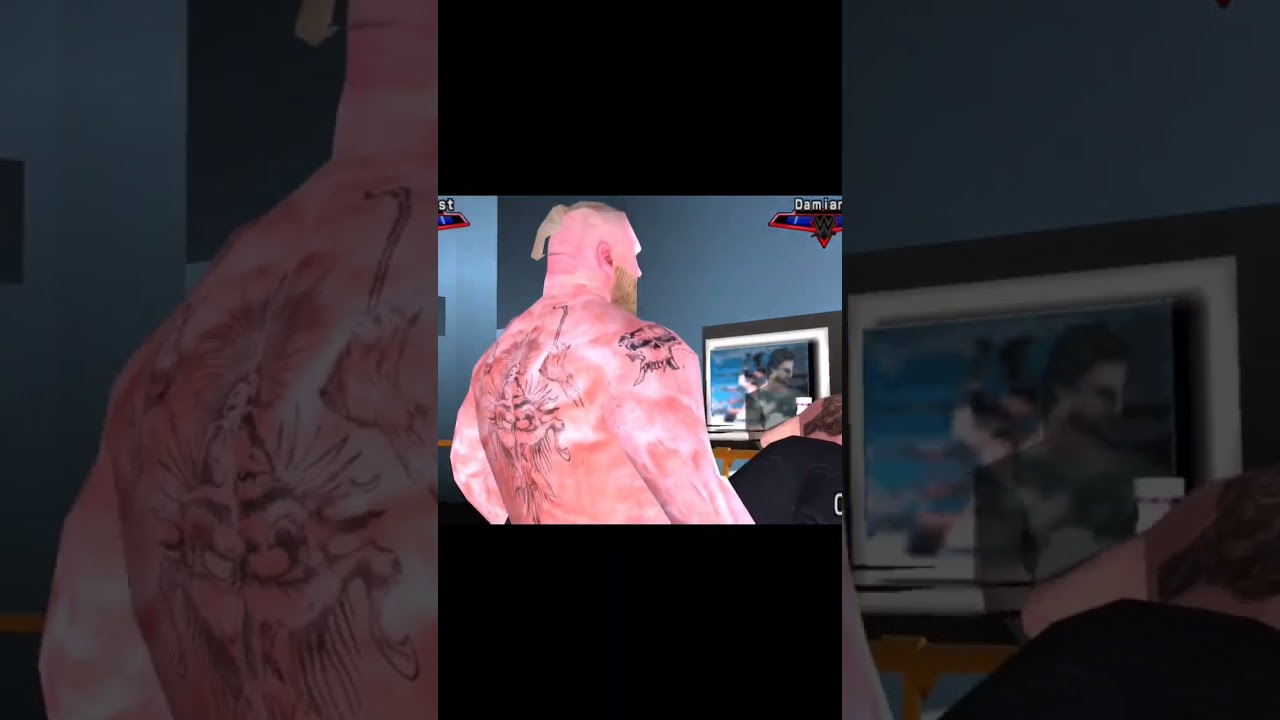 Brock Lesnar Shoots Damian Priest            
