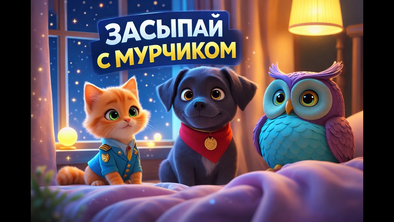 ЗАСЫПАЙ С МУРЧИКОМ 🐾 Самая добрая сказка ночи