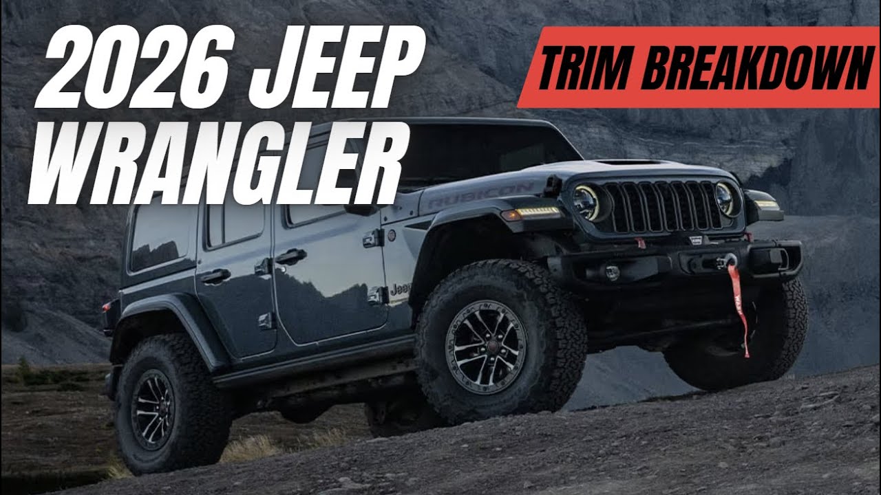 Jeep Wrangler 2026: комплектации, основные характеристики и многое другое!
