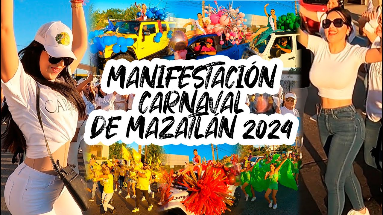 DESFILE de CARNAVAL MAZATLAN 2024 / Candidatas a Reyna DESFILAN en Sinaloa / Carnival Dancer Party