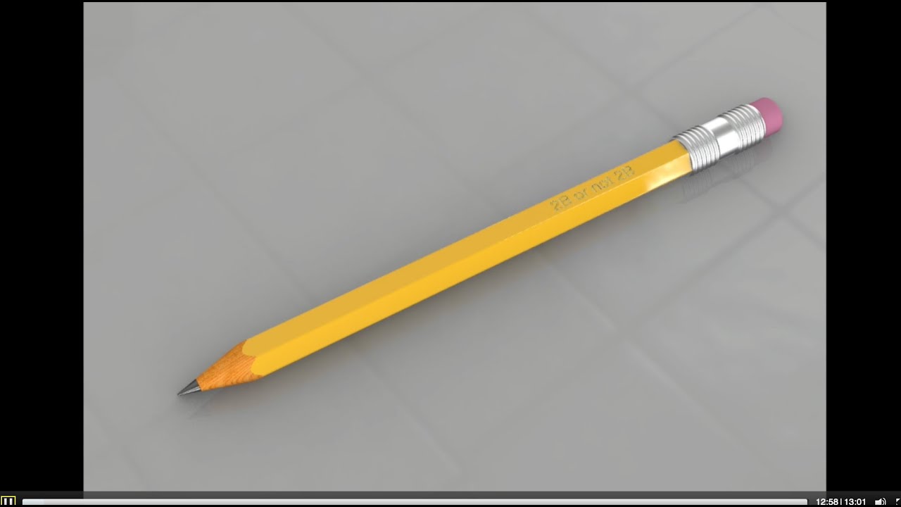 Pencil Render in Rhino 6