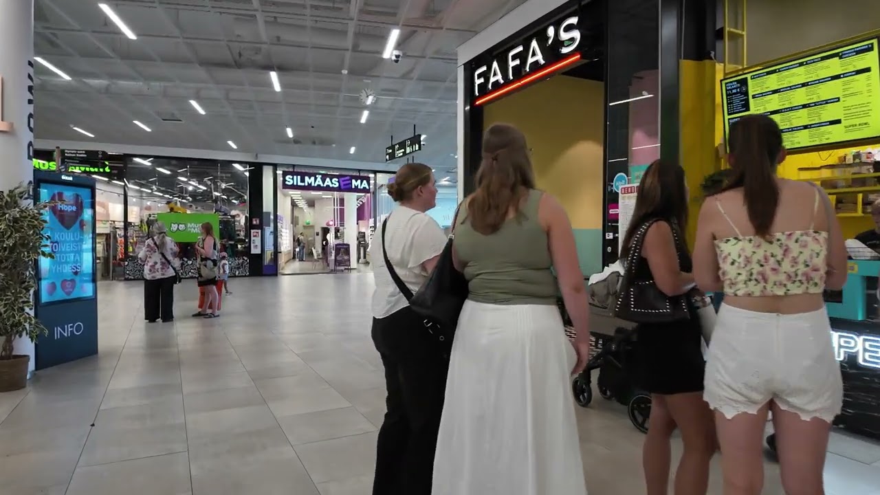Tampere Ratina Shopping Centre Walking Tour 🇫🇮 | City Center | Finland 2025 | 4K Binaural