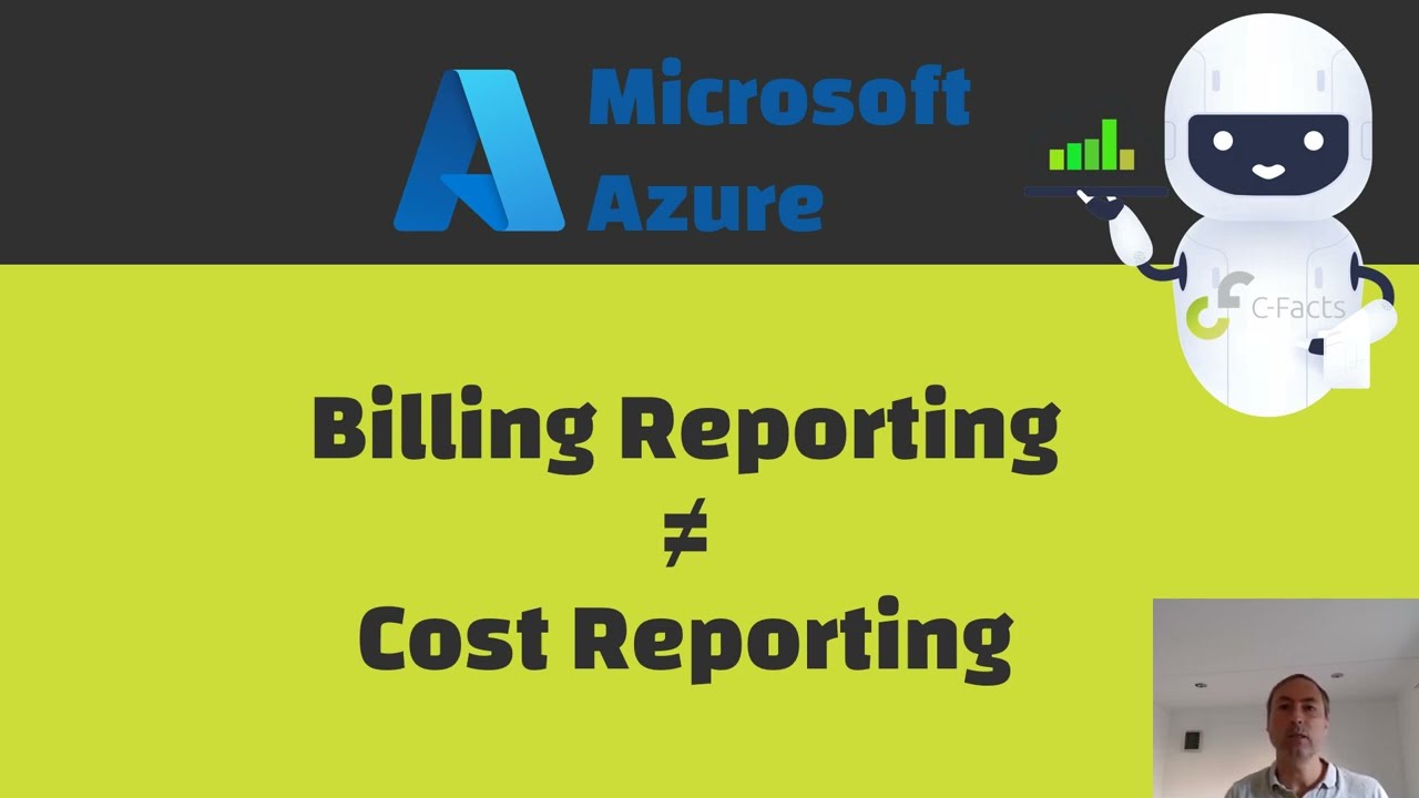 Azure Billing and Cost reporting are not the same