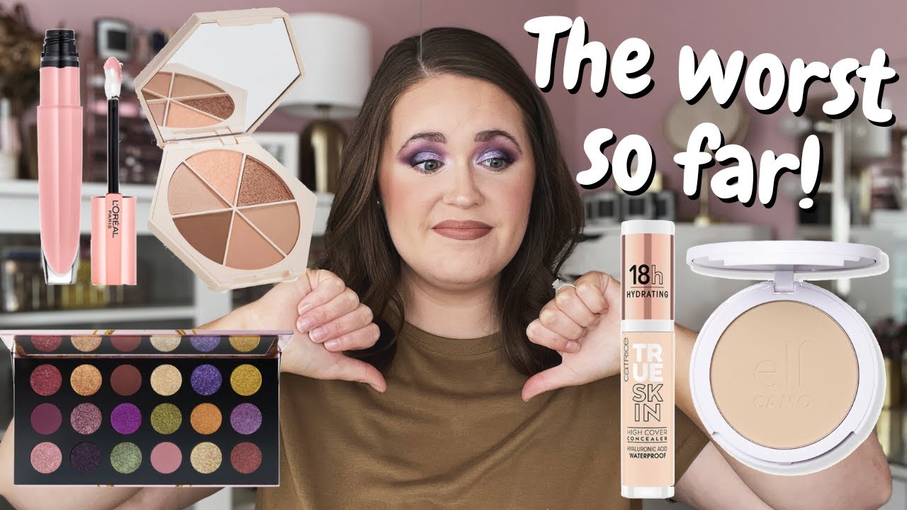 WORST MAKEUP I'VE TRIED SO FAR IN 2022 | I think you can skip these...
