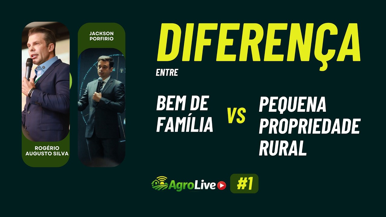 Dr. Rogério Augusto | Diferença entre Bem de Família e Pequena Propriedade Rural