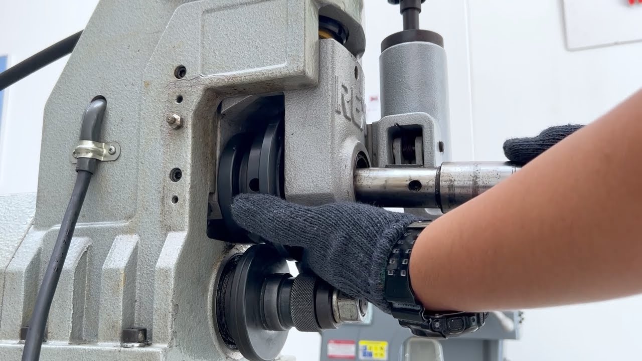 【How to change roller and main shaft】REX Grooving machine LIGHT GROOVE 150DX