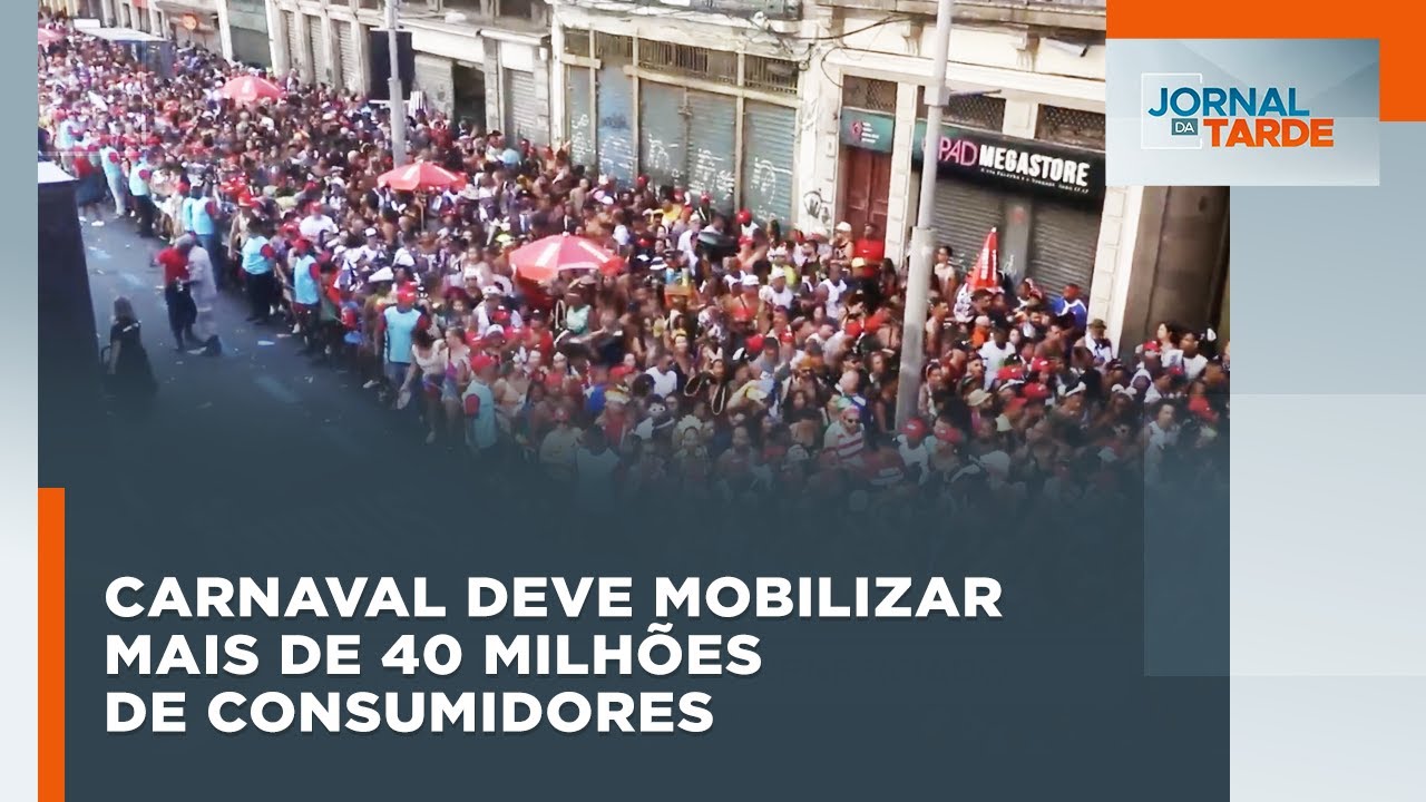 Carnaval deve mobilizar mais de 40 milhões de consumidores