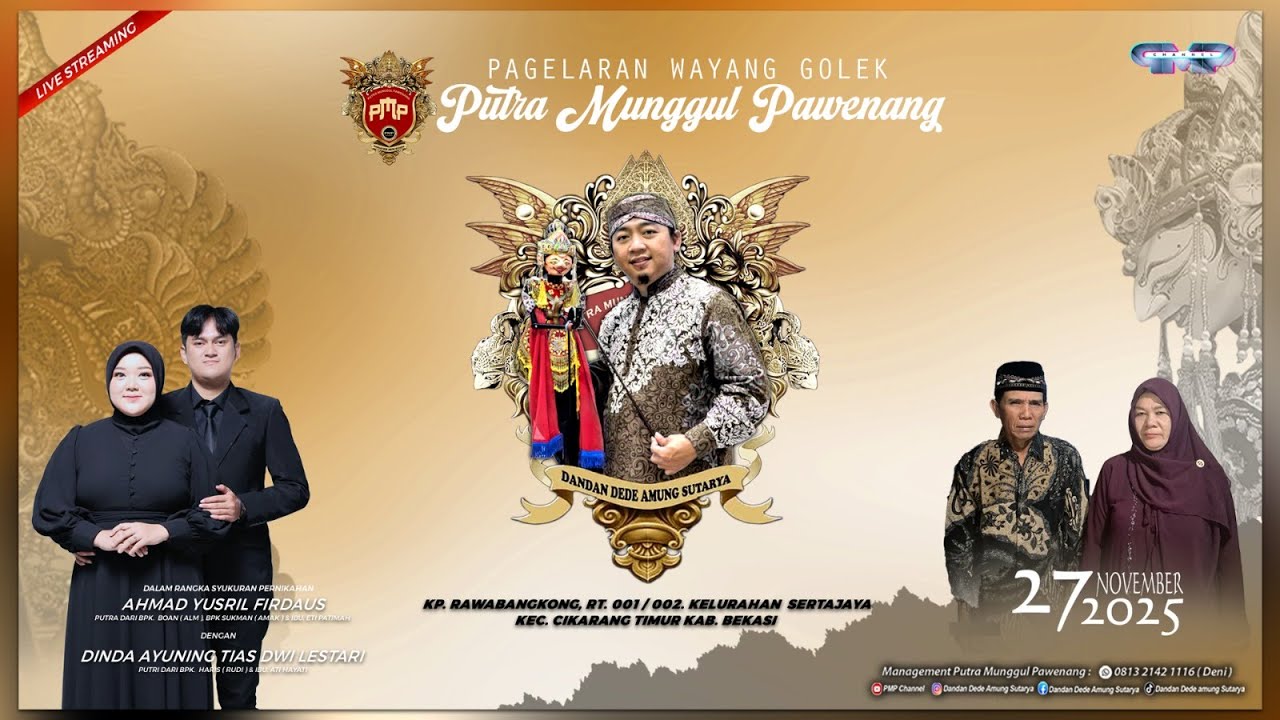 ( LIVE )DALANG DANDAN DEDE AMUNG S, PUTRA MUNGGUL PAWENANG|| CIKARANG BEKASI || LAKON : CEPOT RARABI
