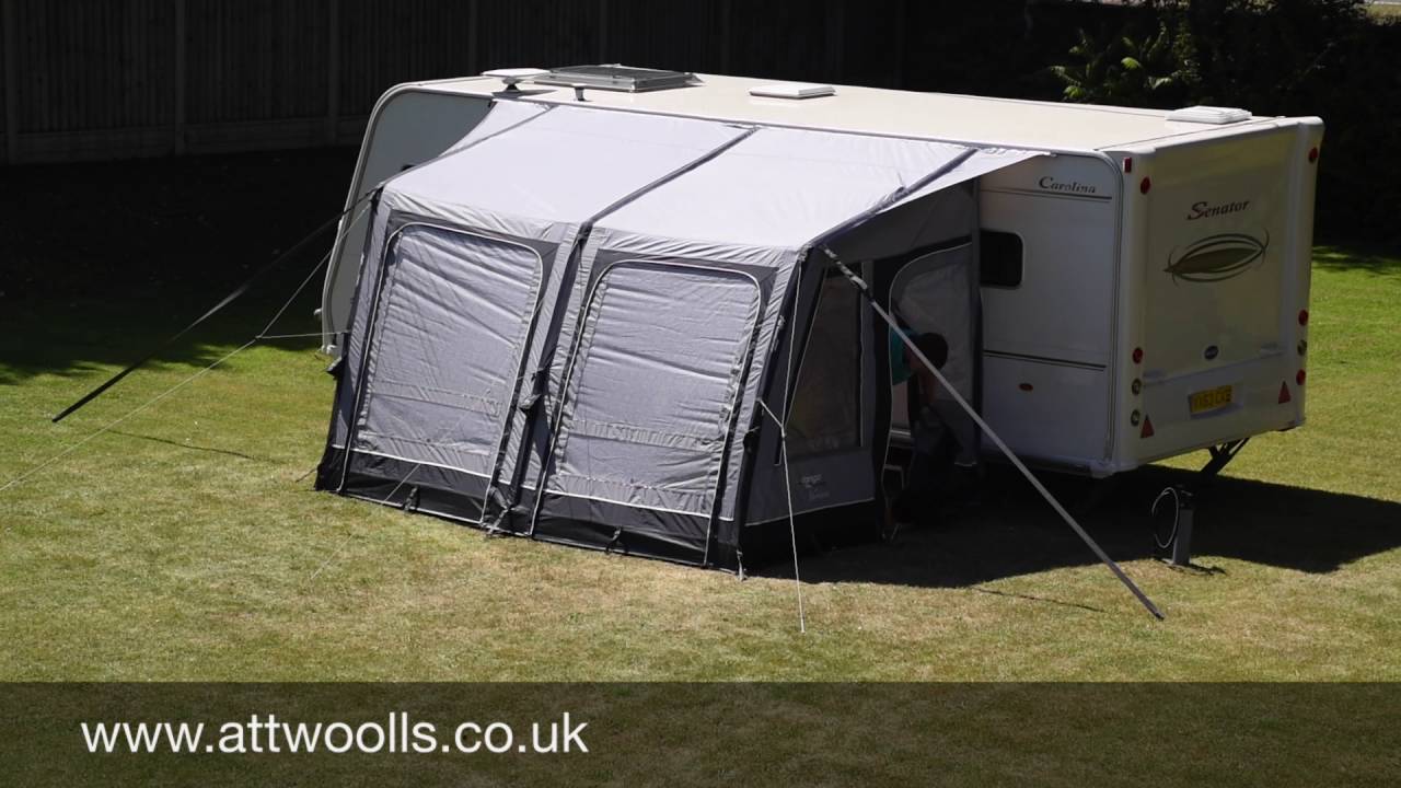 Vango Varkala Awning Pitching & Packing Video (Real Time)