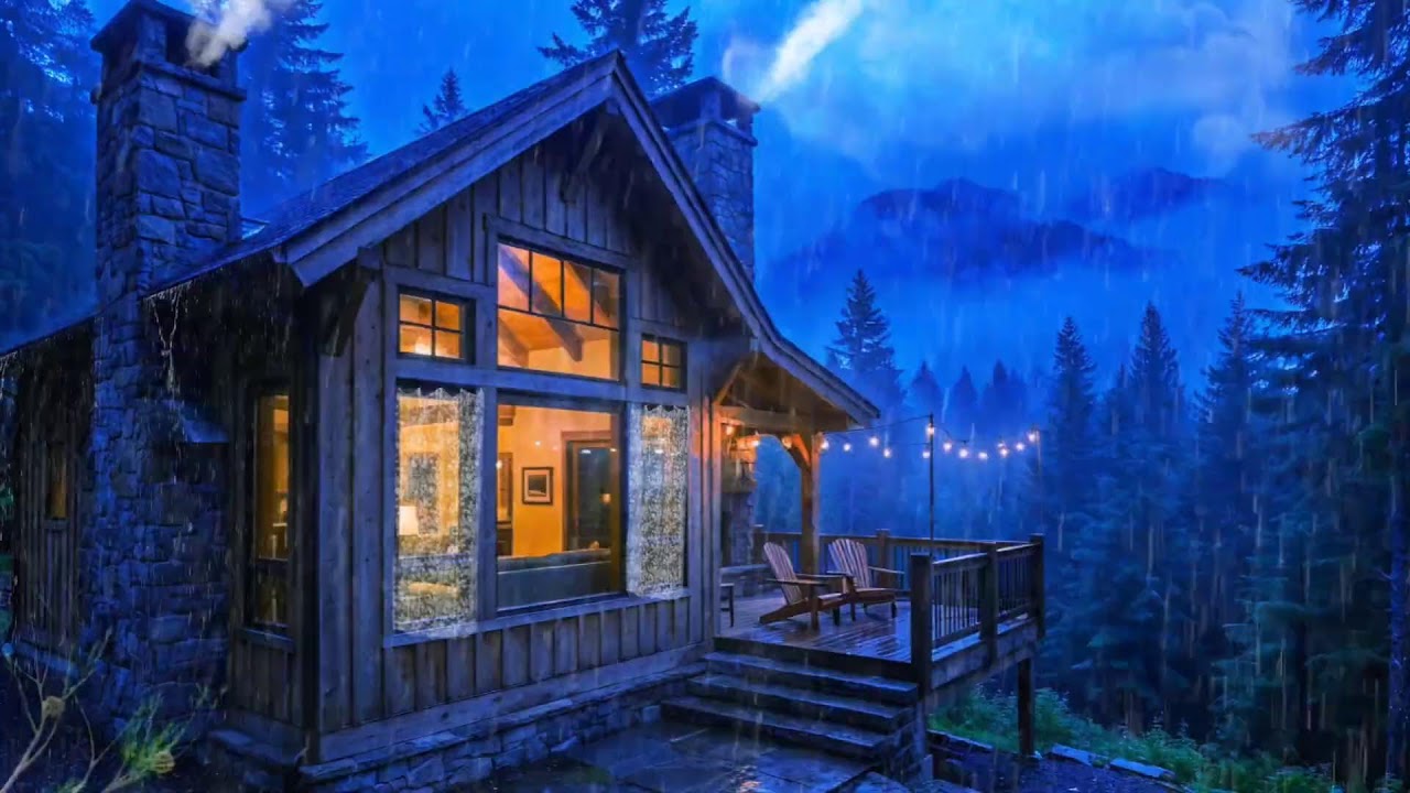 🏡 Soft Rain on Roof Cabin | Sleep Aid Sounds for Insomnia