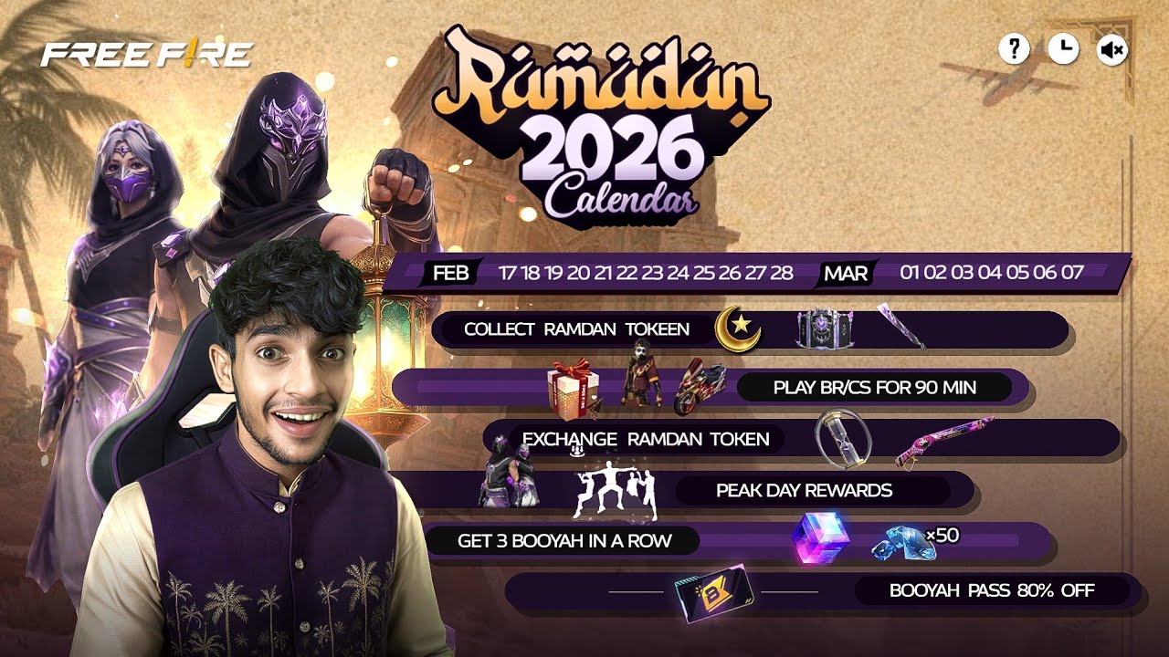 RAMADAN EVENT IS LIVE ✨️ Free Fire Max