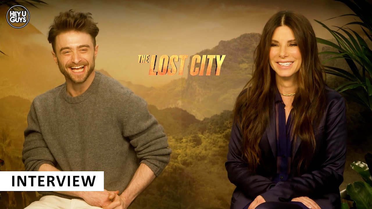 The Lost City - Sandra Bullock & Daniel Radcliffe on swearing with Hugh Grant & 