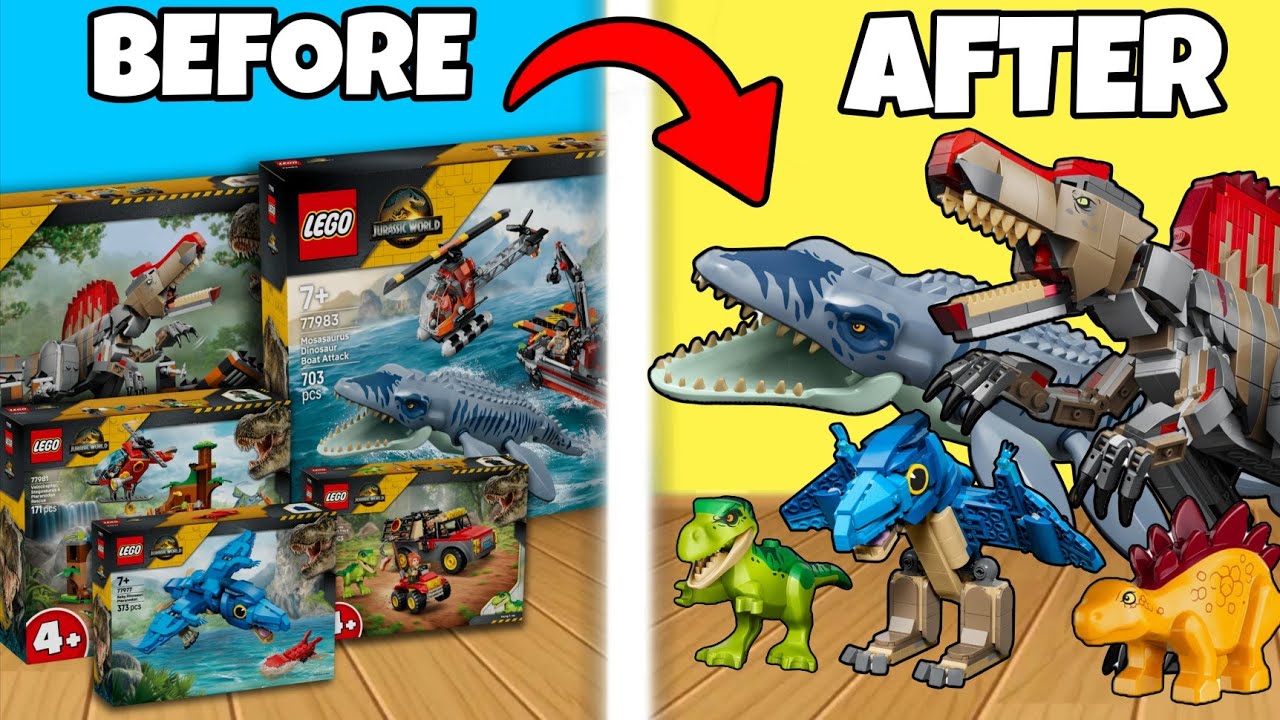 НОВЫЕ ДИНО! Обзоры наборов Lego Jurassic World 2026!