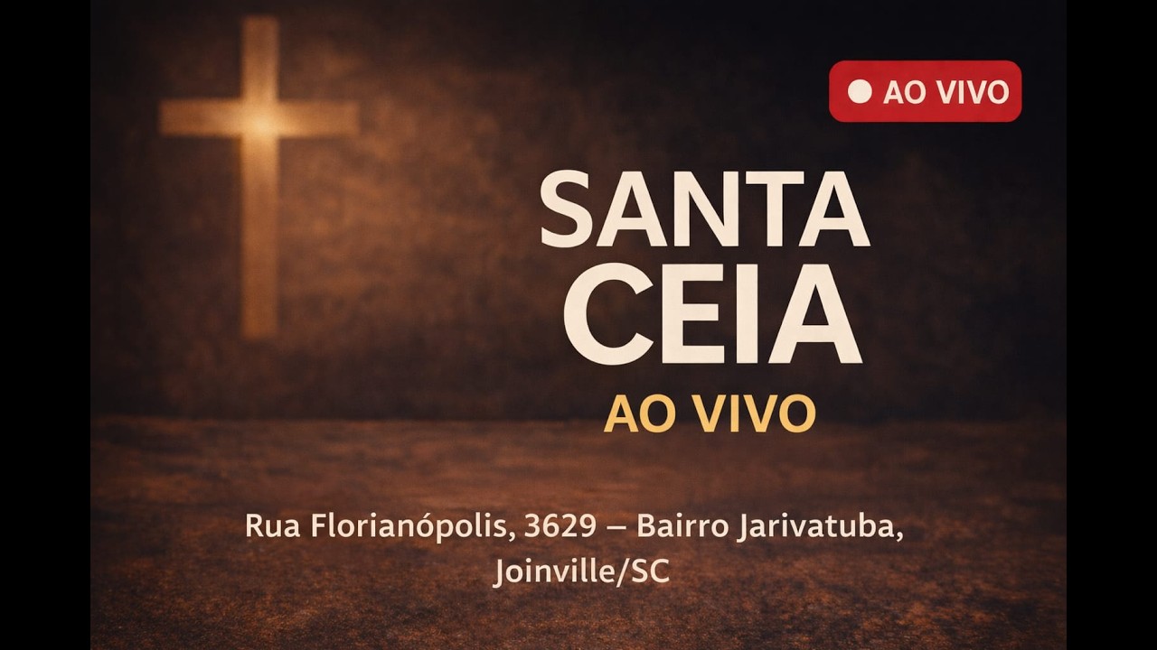 🔴 AO VIVO | CULTO DE SANTA CEIA | TABERNÁCULO VOZ DO SENHOR/08/02/26