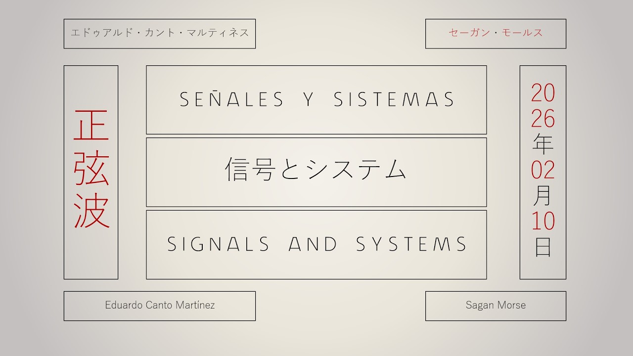 SEÑALES Y SISTEMAS NO. 09