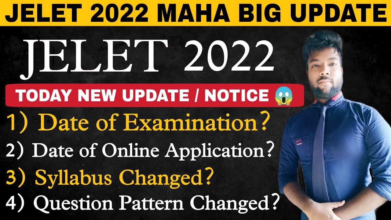JELET 2022 New Big Update | Syllabus & Question Pattern Changed | Date of Examination & Application