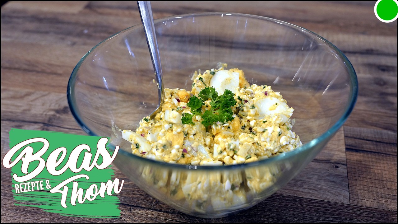 Dieser Eiersalat ist frisch, leicht & super einfach 🥚 Vergiss Mayo!