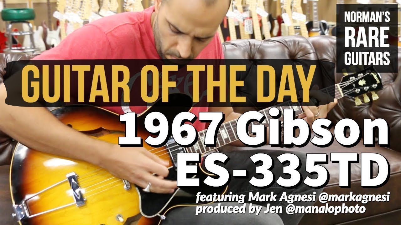 Guitar of the Day: 1967 Gibson ES-335TD Sunburst | Norman's Rare Guitars