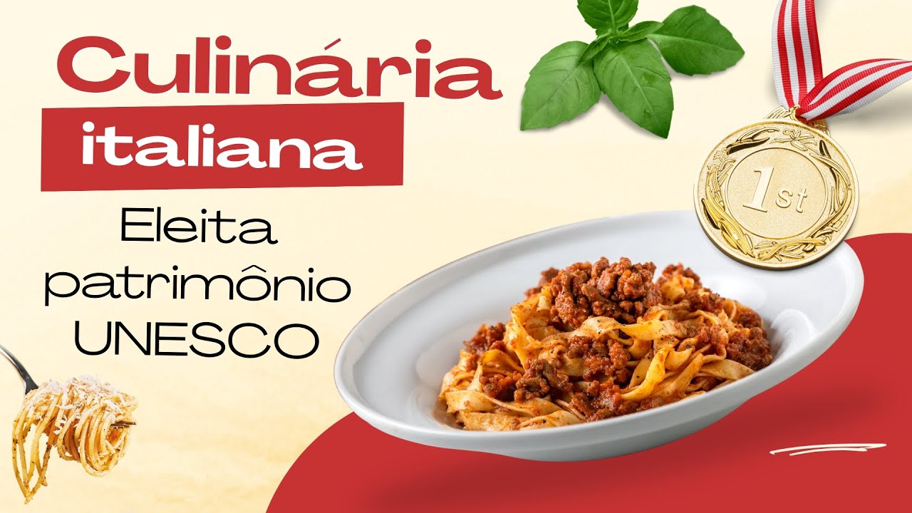 🇮🇹 A culinária italiana agora é patrimônio mundial 😱 Saiba o porquê!