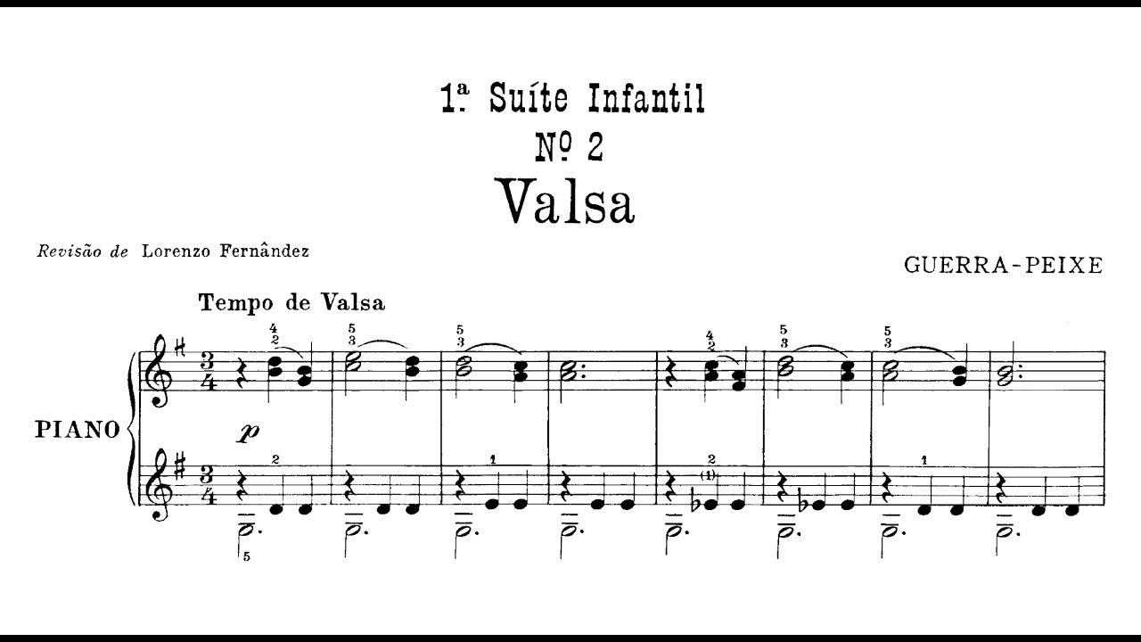 César Guerra-Peixe - Suíte Infantil Nº1/2 : Valsa