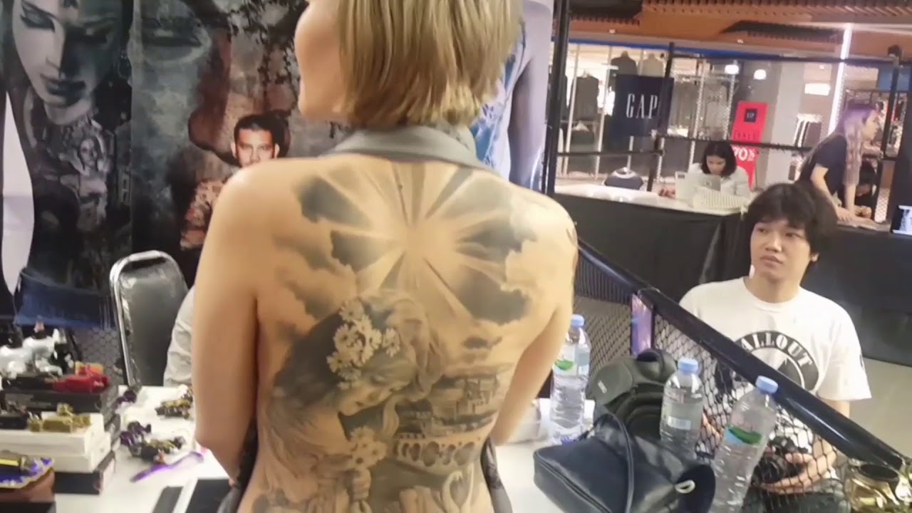 Bangkok tattoo convention 2017-  Artist Đông Tribal đạt giải nhất tại lễ hội hình xăm Thái Lan 2017