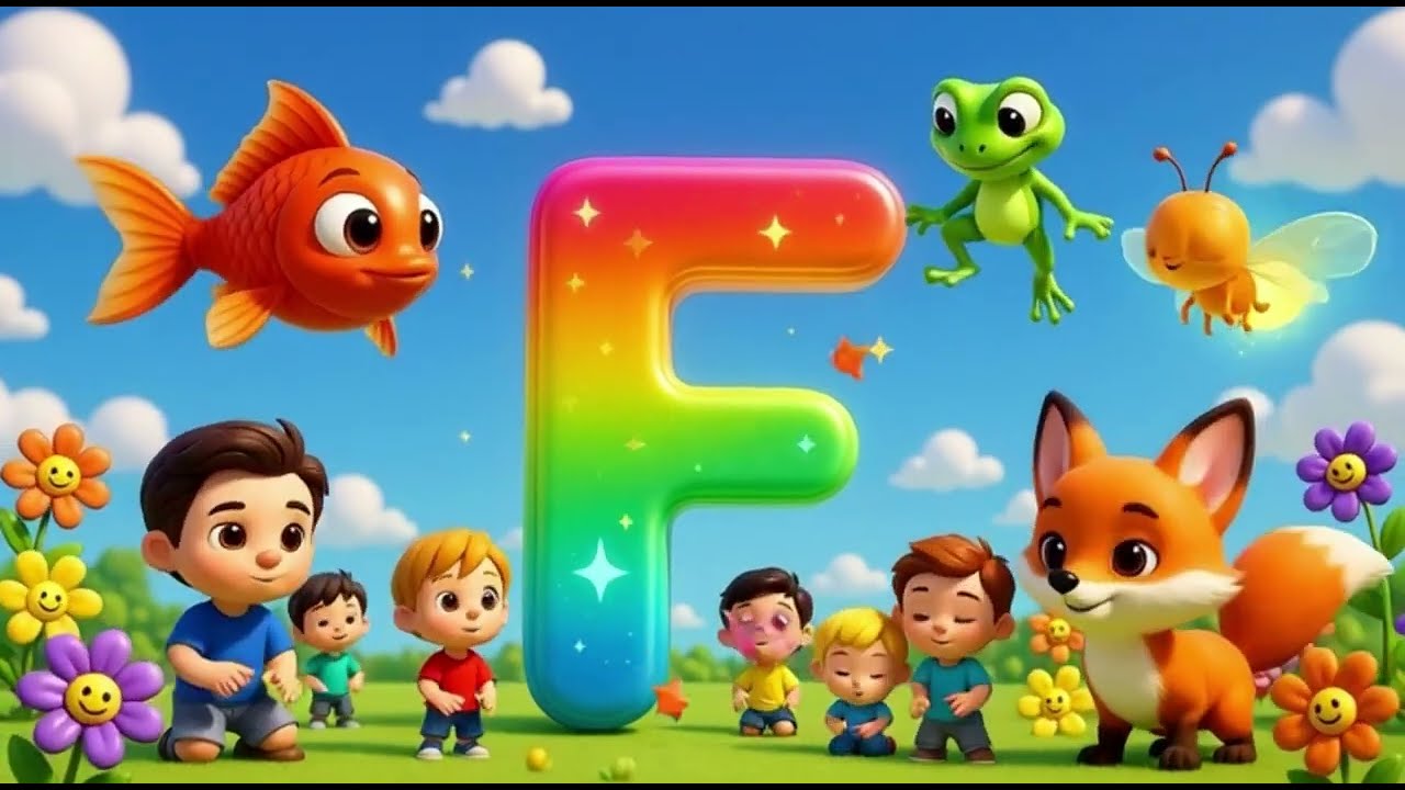 ABC song | Letter F Song for Kids | Alphabet Phonics Song | Learn the Letter F