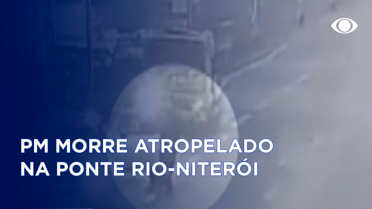 PM morre atropelado na ponte Rio-Niter&oacute;i