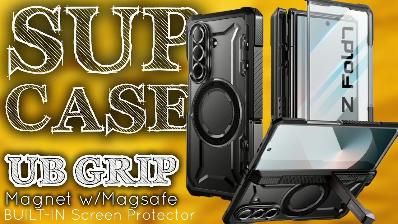 Supcase UB GRIP for Samsung Galaxy Z Fold 7 | w/Magnet for Magsafe, Glass Protector & Kickstand