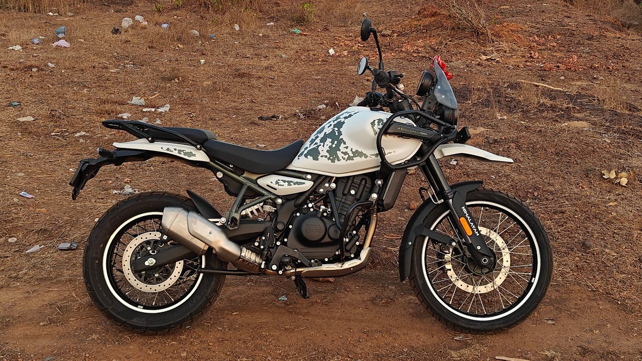 Royal Enfield Himalayan 450 OEM accessory crash guard short review/feedback