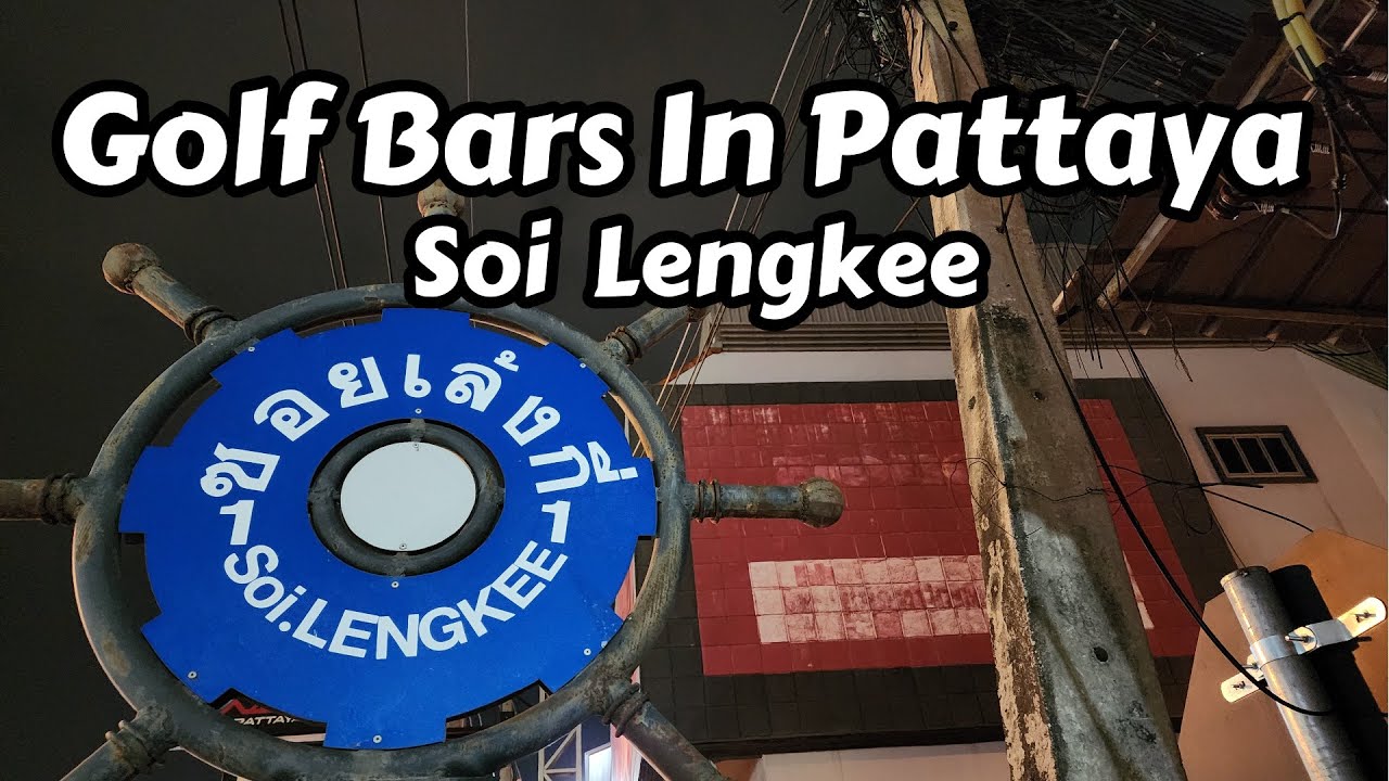 Golf Bars In Pattaya Beach, Thailand