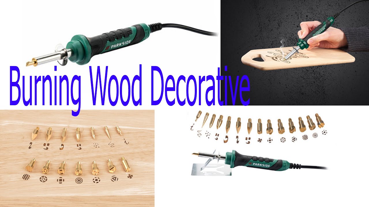 Parkside Wood Burning Tool Set PBMK 30 A1 TESTING