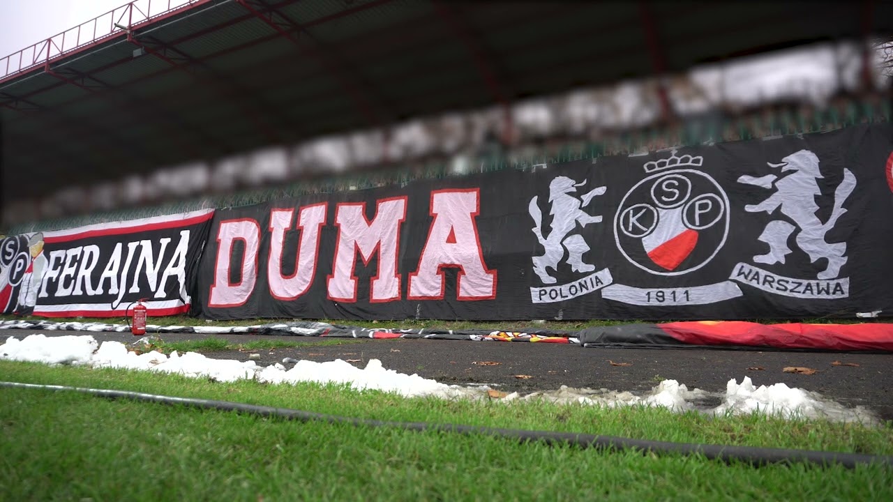 Doping na meczu Polonia Warszawa - Ruch Chorzów