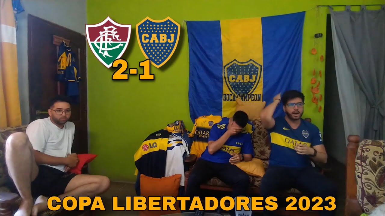 FLUMINENSE 2 BOCA 1 - Reacciones de Hinchas de Boca y River - Final Copa Libertadores 2023