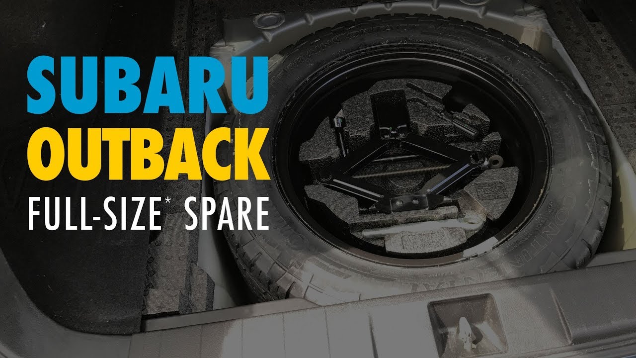 2012 Subaru Outback Full-Size Spare Tire