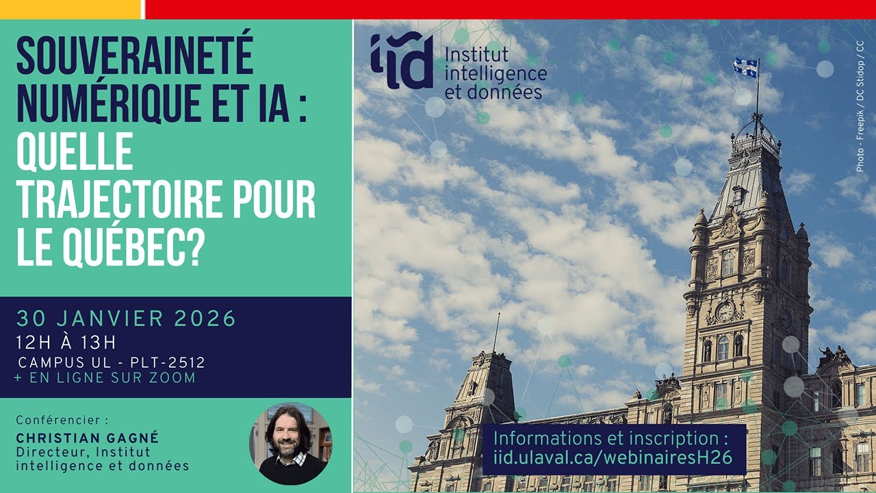 Souveraineté numérique et IA : quelle trajectoire pour le Québec?
