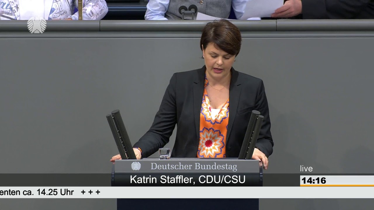 Katrin Staffler: Soziale Absicherung europaweit [Bundestag 04.04.2019]