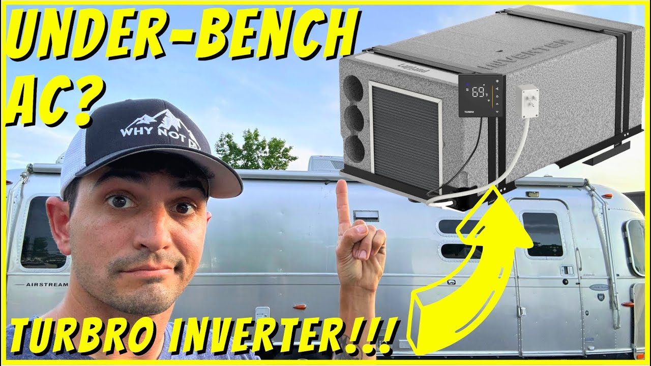 How To Install the NEW Turbro Inverter Under-Bench RV AC and Heat Pump - Why Not RV: Ep 160