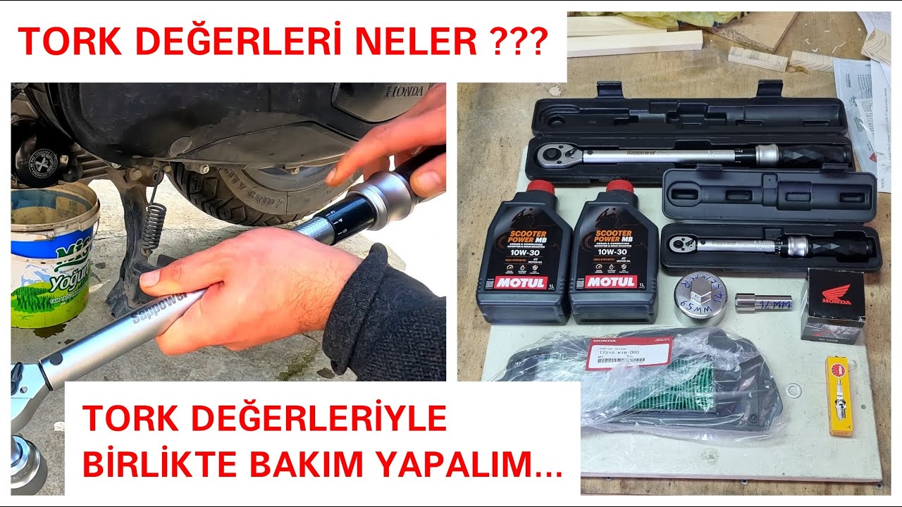 FORZA 250 TORK DEĞERLERİYLE BAKIM / FORZA 250 YAĞ BAKIMI / FORZA 250 KOMPLE BAKIM