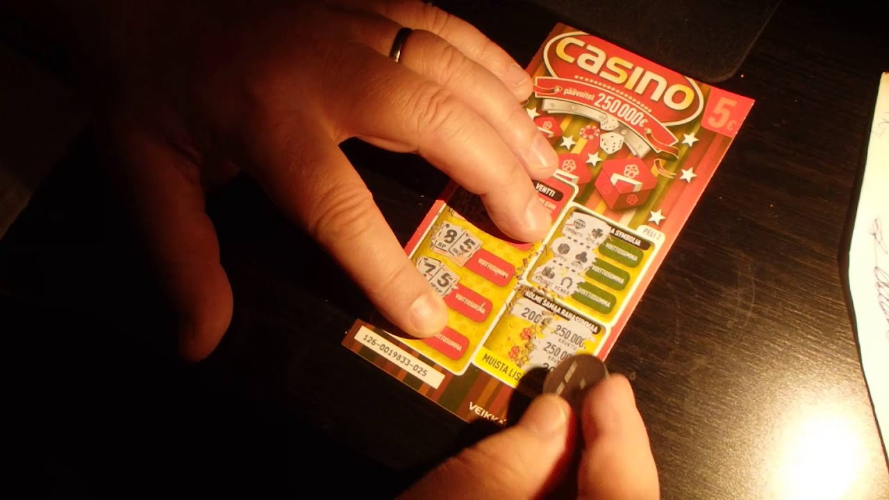 Casino arpa tuli ostettua ja voitto osui