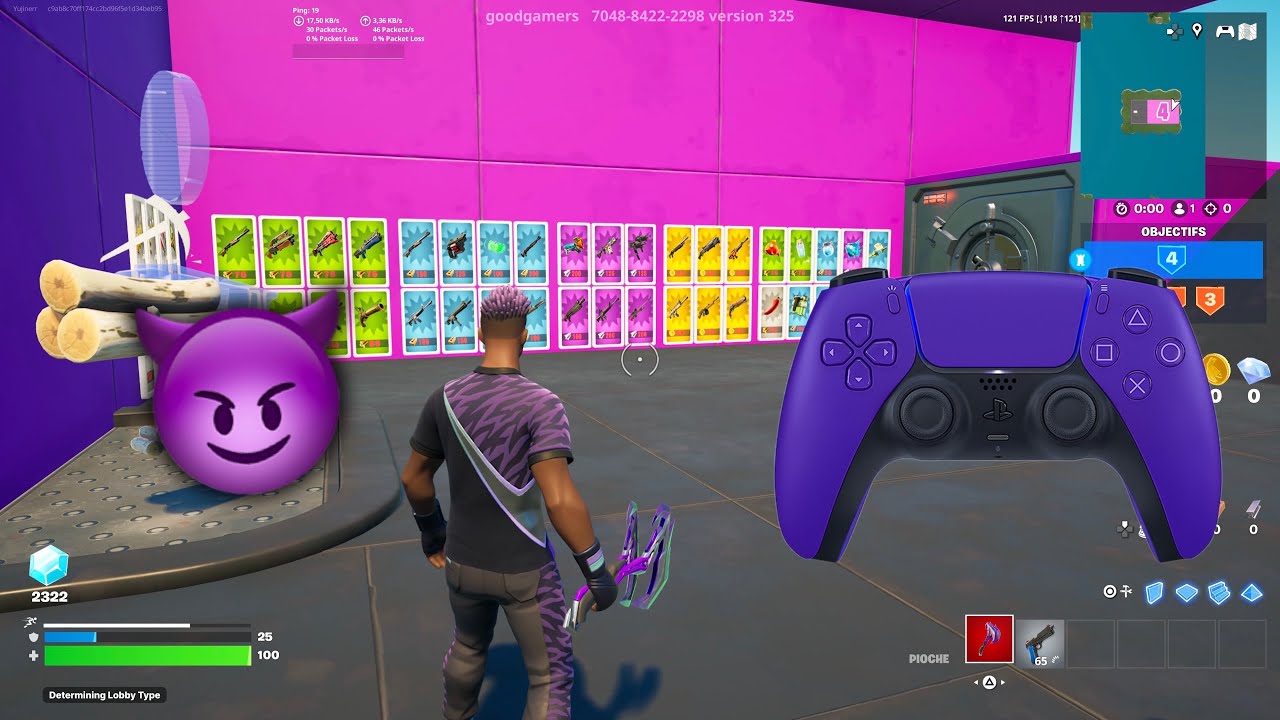 Fortnite Bedwars Gameplay PS5
