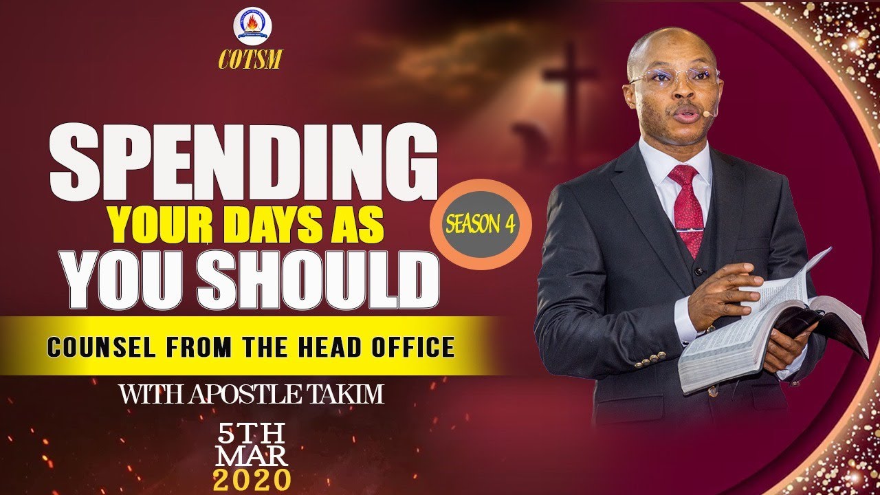 MORNING CLOUD TV - THE BIBLE CLASS - SPENDING YOUR DAYS AS YOU SHOULD - Part 04