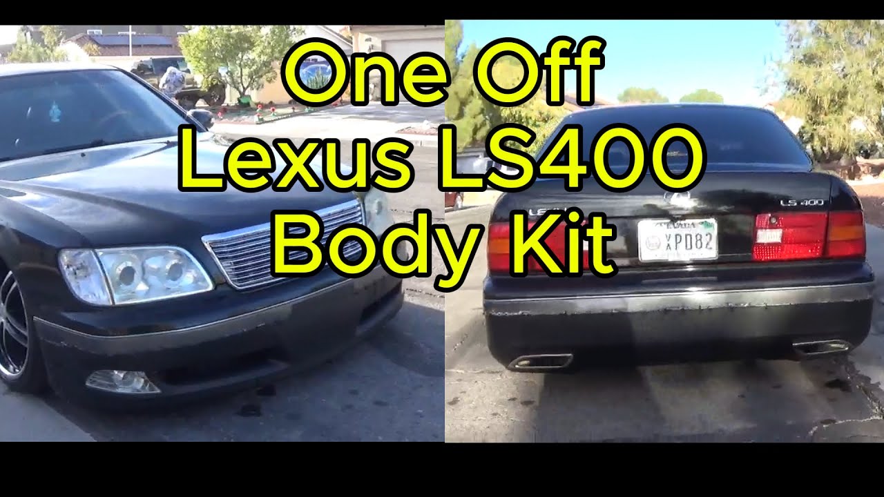 Lexus LS460 front and rear bumpers on a LS400  (Part 1)