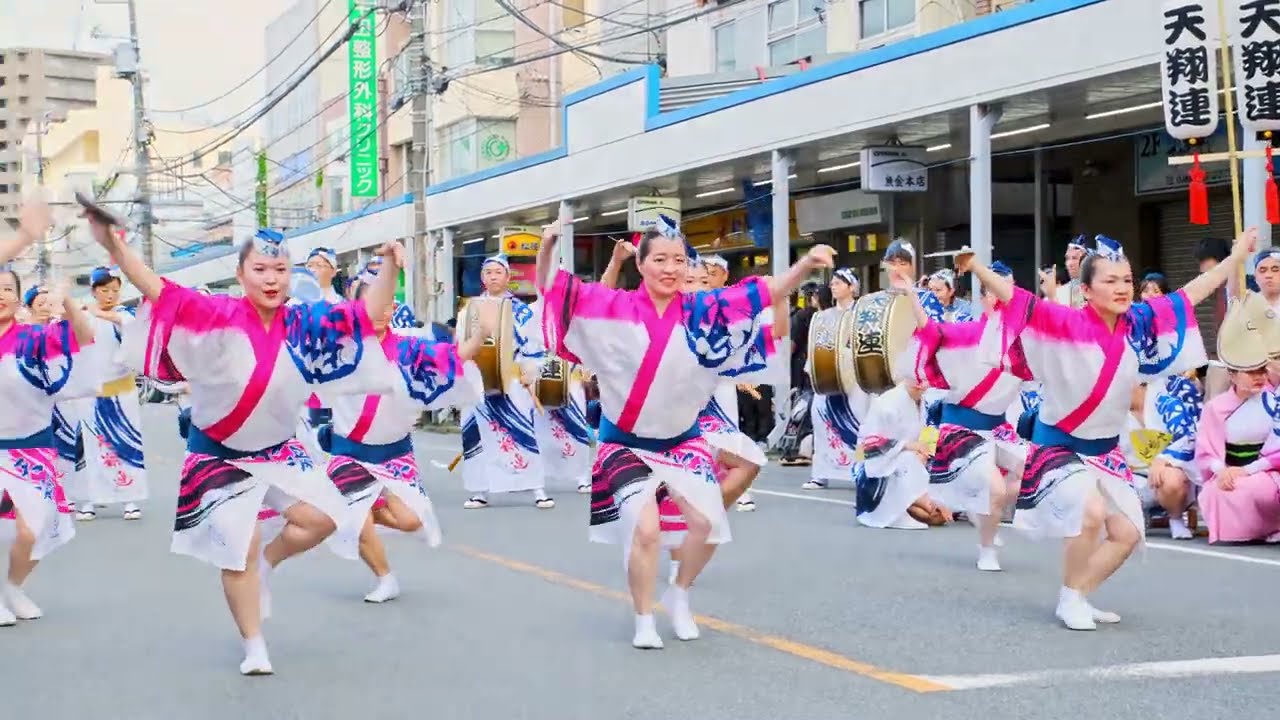 阿波おどり 天翔連 おっぱままつりで素晴らしい演舞を見せていただきました Awaodori Tokushima.