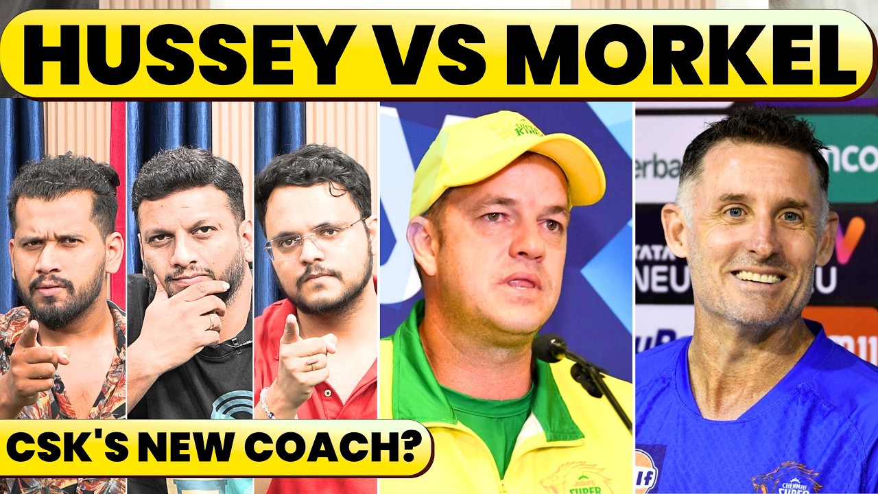 🔴NO INDIAN COACH FOR CSK, TOUGH FIGHT B/W BRENDON McCULLUM, MICHAEL HUSSEY, ALBIE MORKEL